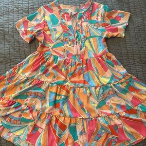 Vibrant Multicolor Women’s Dress